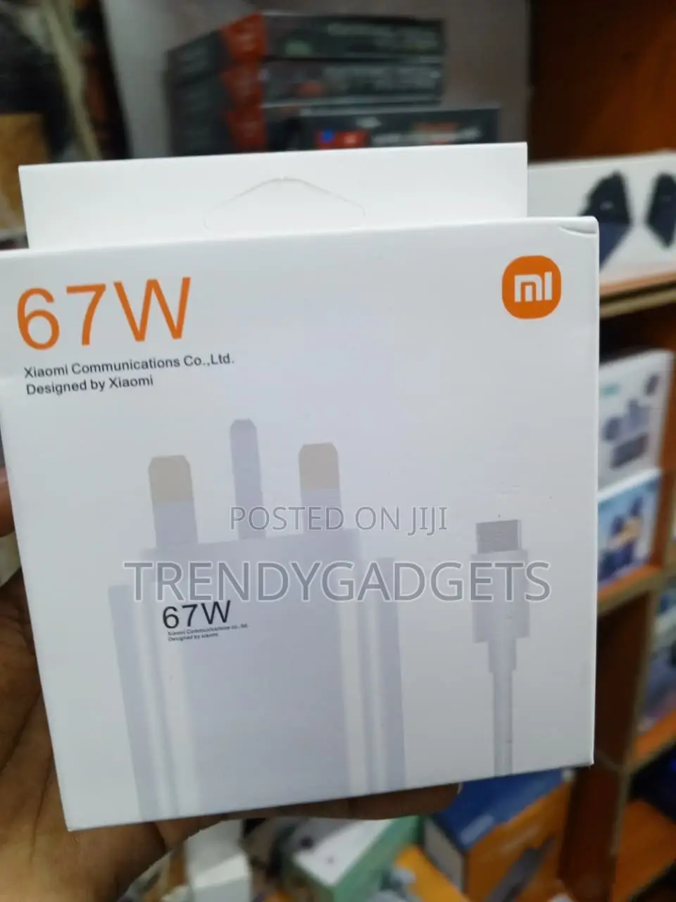 67W Xiaomi USB-C Fast Charger Adapter With Charging Cable