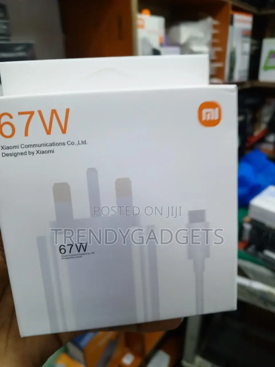 67W Xiaomi USB-C Fast Charger Adapter With Charging Cable