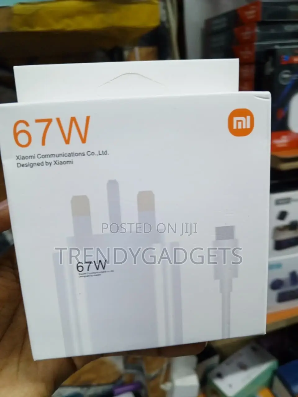 67W Xiaomi USB-C Fast Charger Adapter With Charging Cable