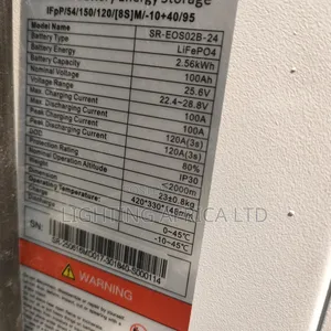 Felicity(2.56kwh)100ah - 24v High Lithium Solar Battery BMS Compatible
