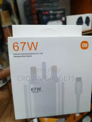 67W Xiaomi Fast Charging Power Adapter for Redmi POCO