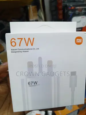 Xiaomi 67W USB-C Fast Wall Charger With Charging Cable