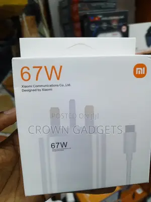 Xiaomi 67W Super Fast Charger Combo With Type-C Cable