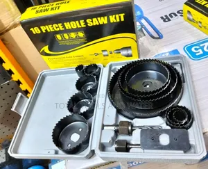 Hardened Gypsum Hole Saw Set 16 PCS All Sizes