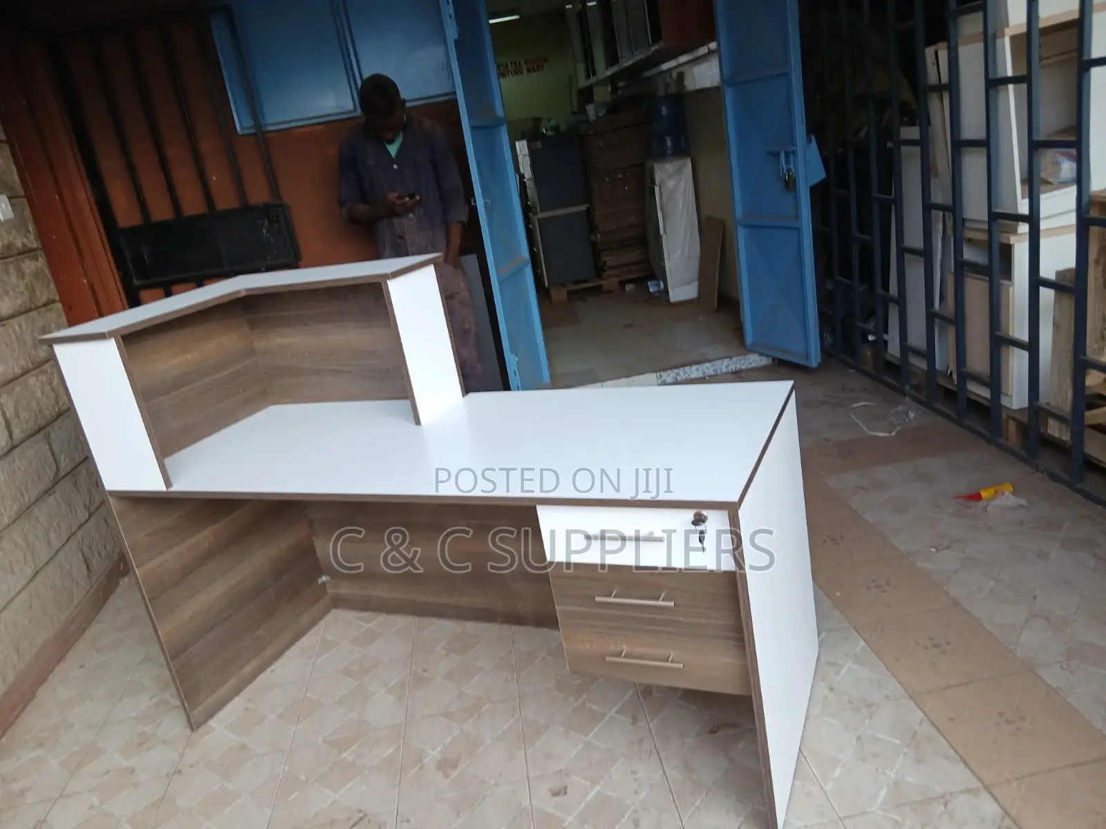 Custom Front Office Reception Desk-1200mm
