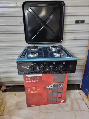 Ramtons 4 Gas Burner With Shelves