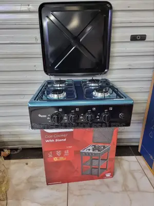 Ramtons 4 Gas Burner With Shelves
