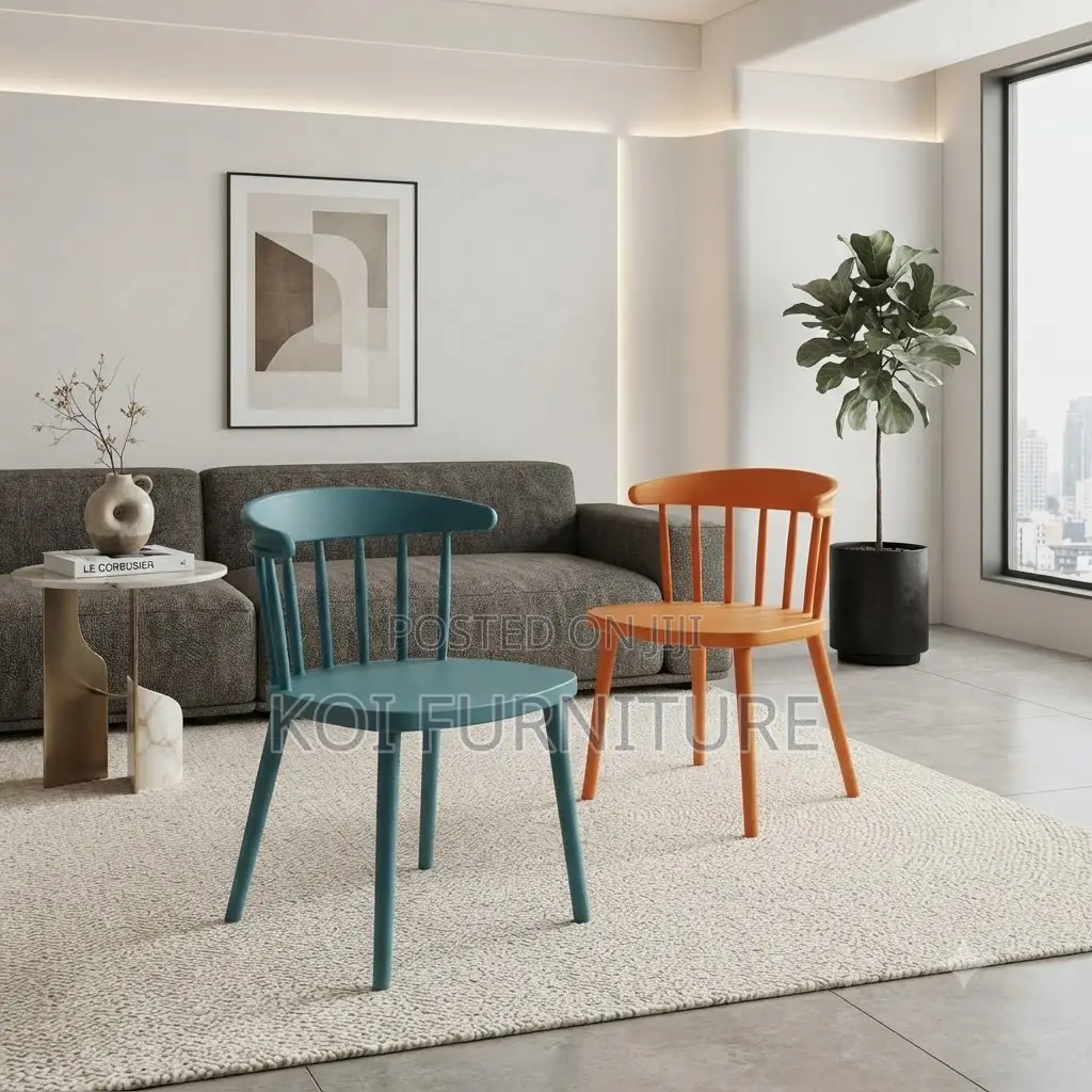 Dining Chairs; Armless Home Plastic Outdoor Dining Chairs