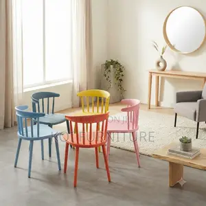 Dining Chairs; Armless Home Plastic Outdoor Dining Chairs