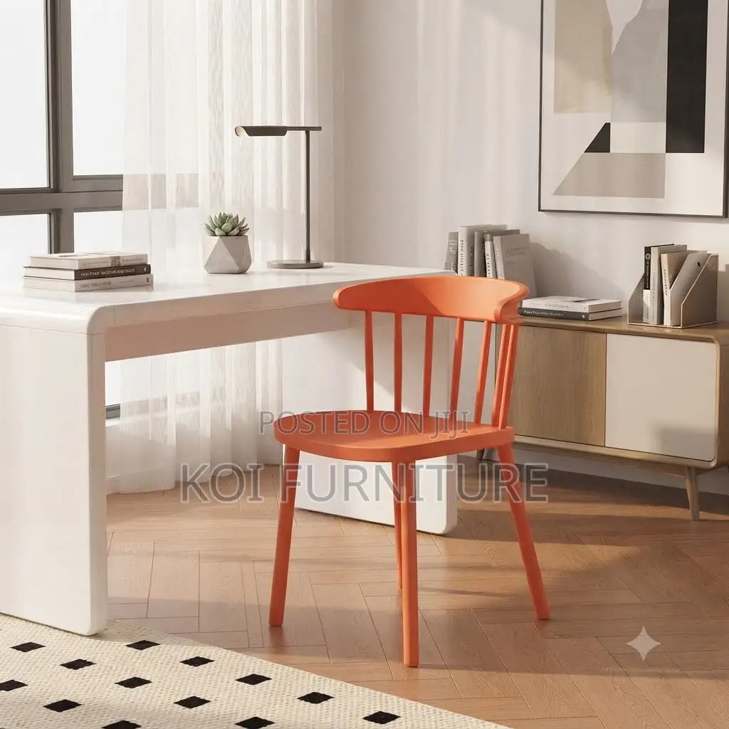 Dining Chairs; Armless Home Plastic Outdoor Dining Chairs