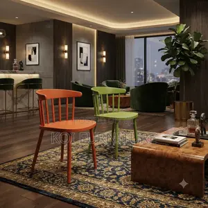 Dining Chairs; Armless Home Plastic Outdoor Dining Chairs
