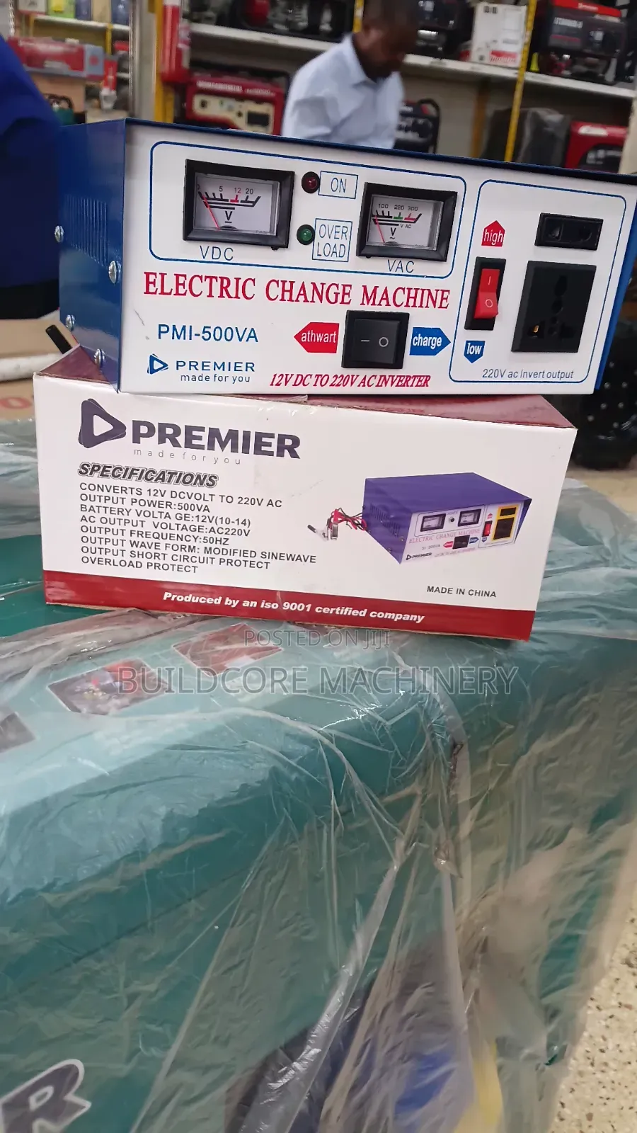 Premier 500va DC to AC Inverter