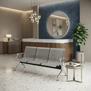 Office Benches; Three Seaters Mettalic Non Upholstered Bench