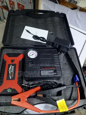 Car Jump Starter Air Pump Combo for Emergency Roadside Use