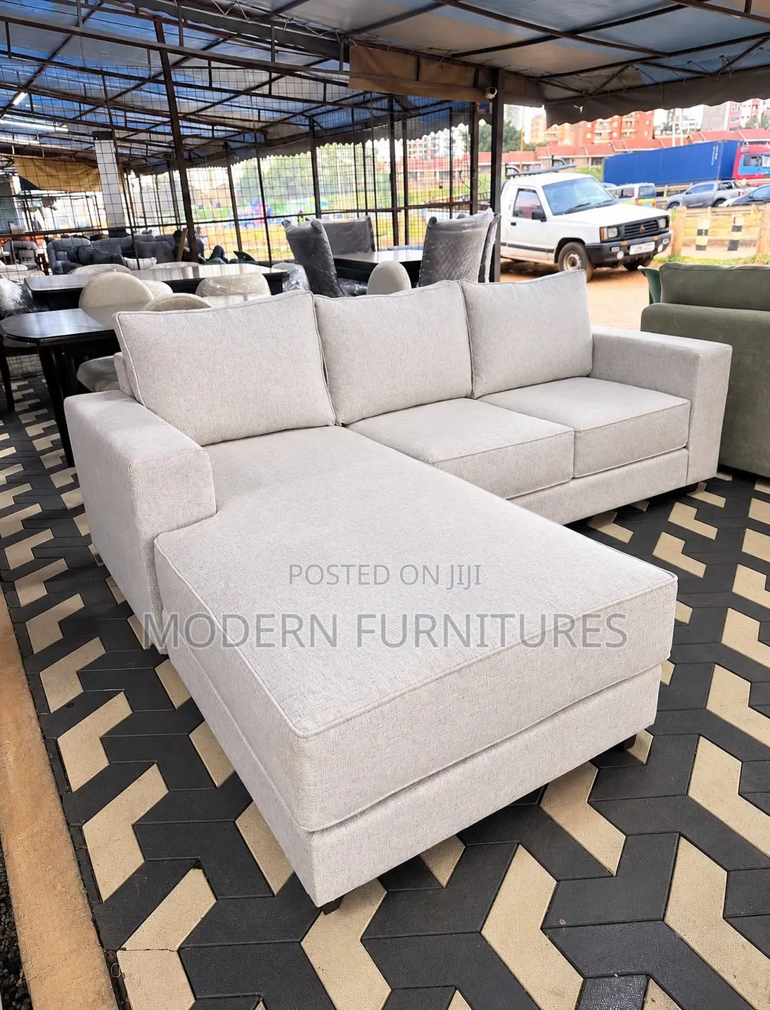 Vesmond 6 Seater L Sofa/L Shaped Sofa
