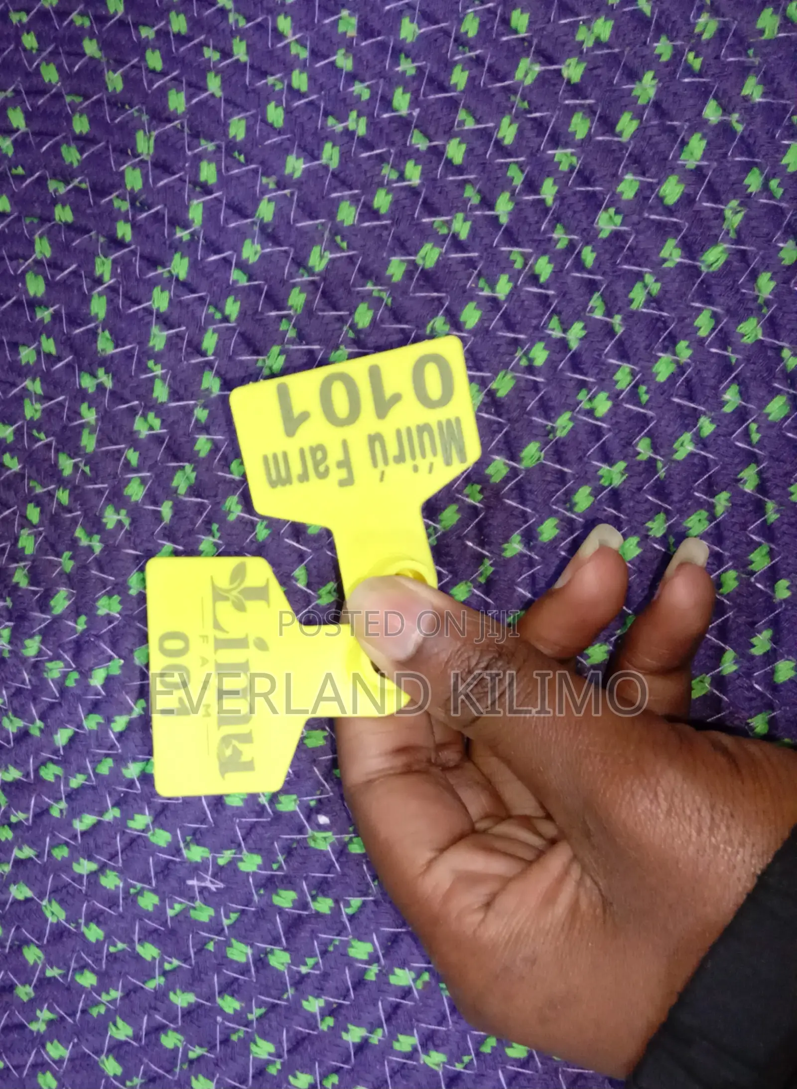 Customized Sheep Ear Tags - Resistant Material