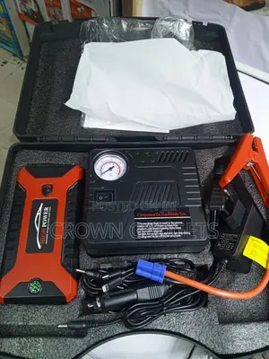 Heavy Duty Portable Jump Starter With Built-in Air Pump