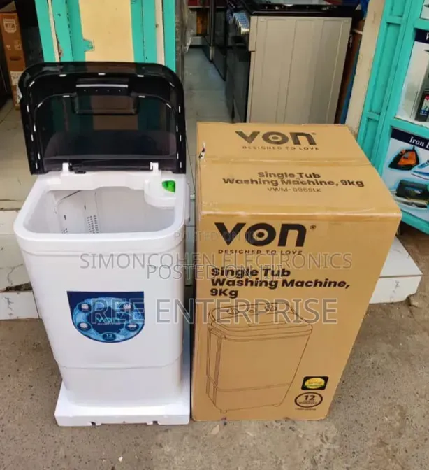  Von Single Tub 9kgs Washing Machine