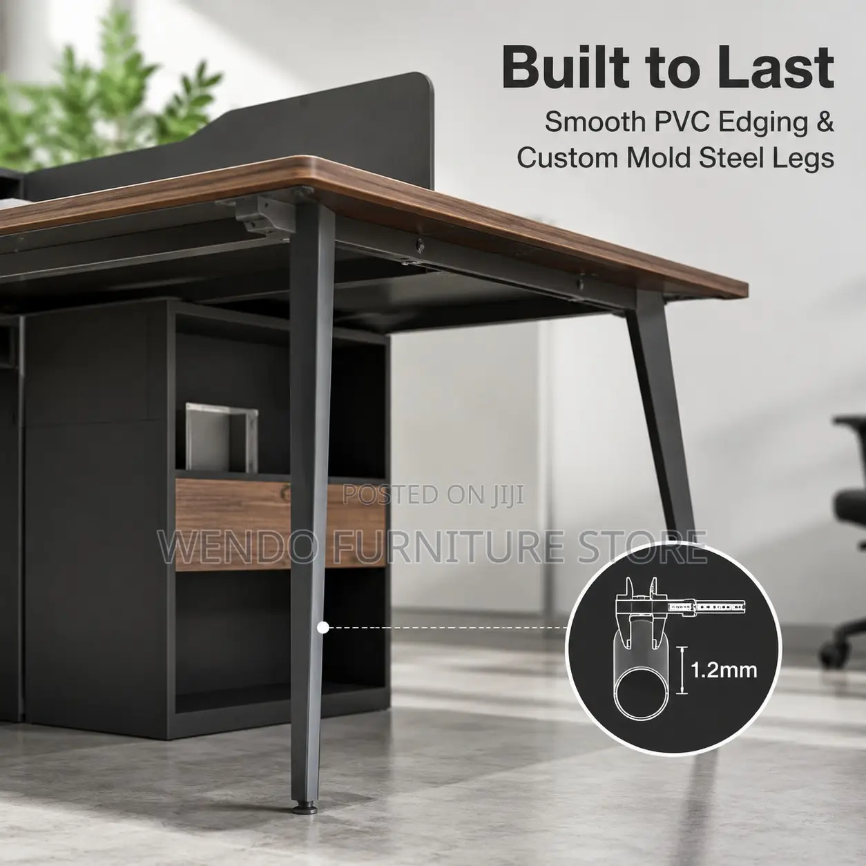 Office Workstation; Four Users MDF Wood Office Desk Station