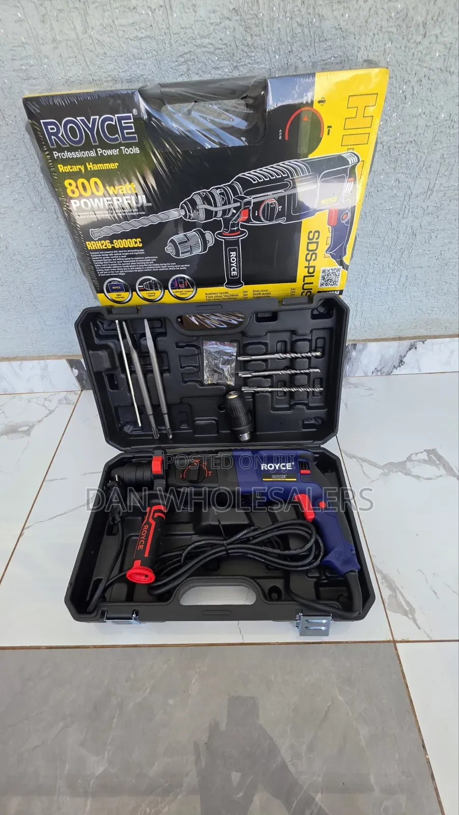 Heavy Duty 1800 Watts Royce Rotary Hammer