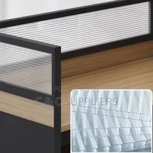 6-Seater Brown Workstation