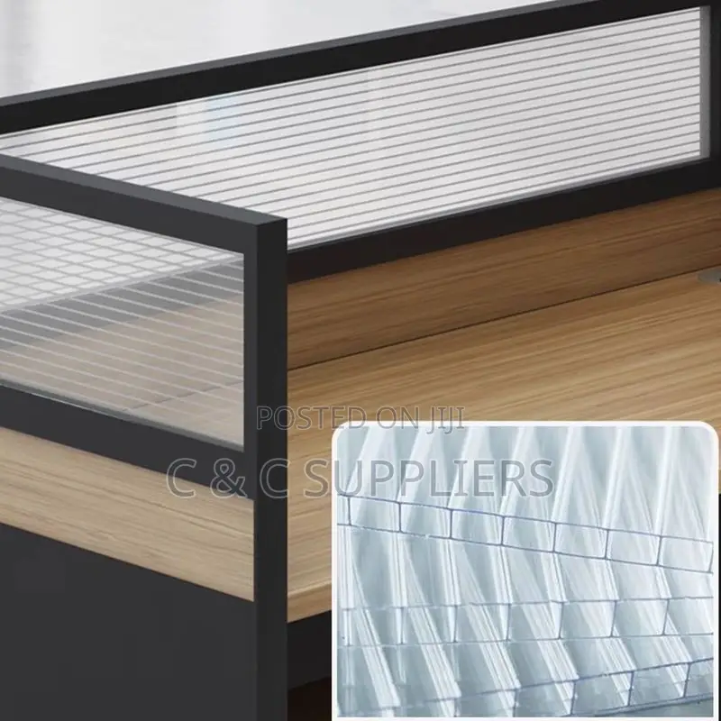 6-Seater Brown Workstation