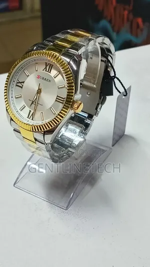 Curren Quartz Two-Tone Gold and Silver Watch