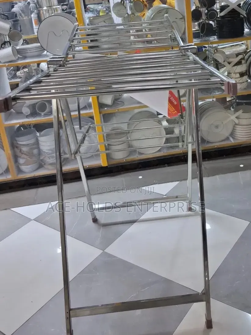 Mettalic Heavy-Duty Drying Rack - Multifunctional