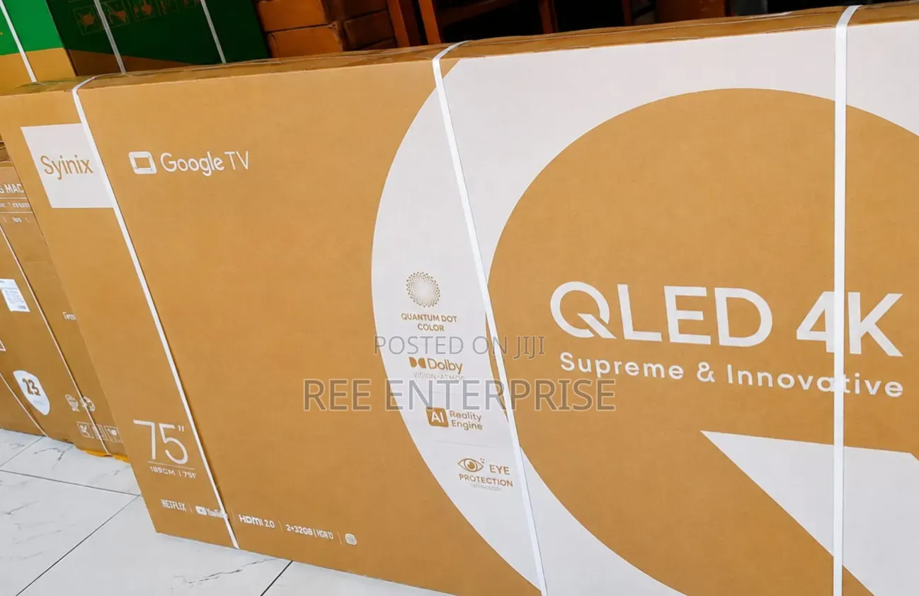 Syinix Qled 75 Inch
Google Smart TV