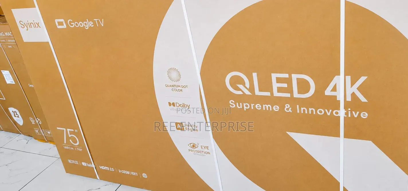 Syinix Qled 75 Inch
Google Smart TV