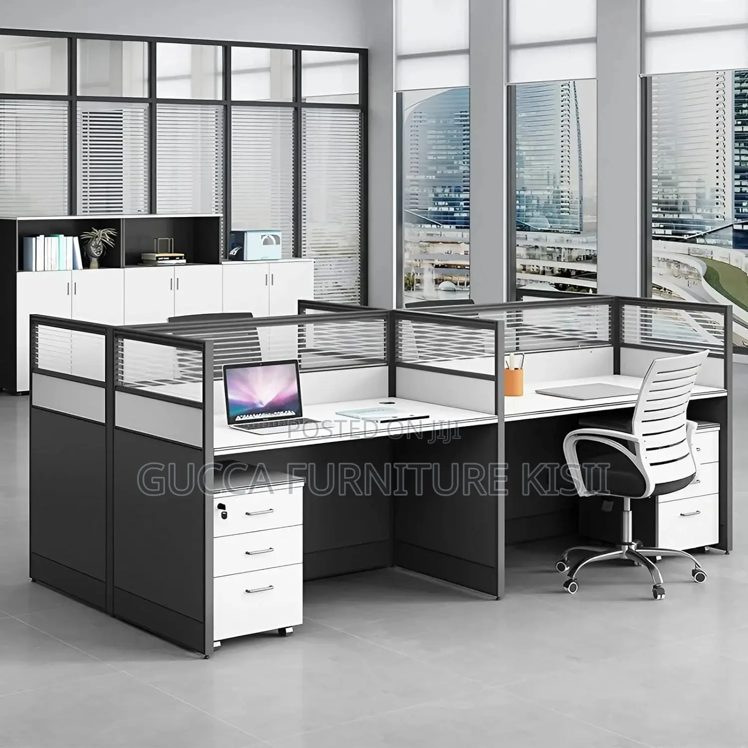Office Workstation; 4-Seater Cyber Workstation