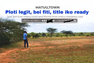 A Prime Plot for Sale in Matuu