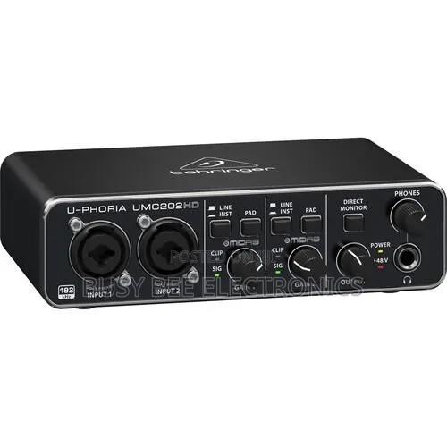 Behringer UMC202HD 2x2 Desktop USB Audio Interface