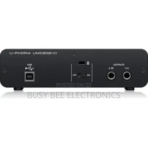 Behringer UMC202HD 2x2 Desktop USB Audio Interface