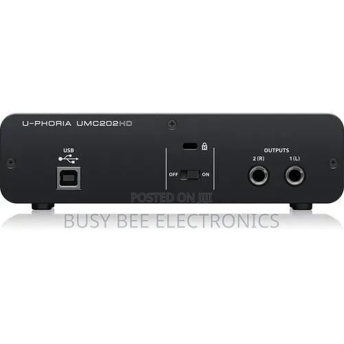 Behringer UMC202HD 2x2 Desktop USB Audio Interface