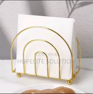 Heavy Duty Serviette Napkin Holder Gold