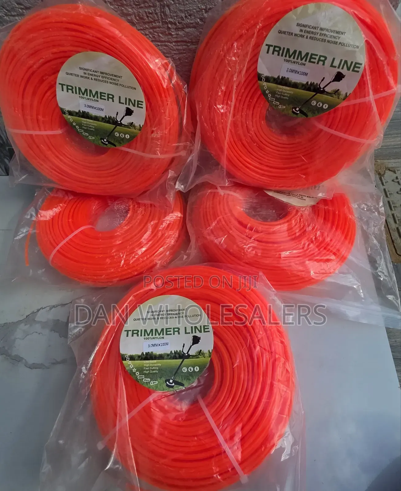 Heavy Duty Trimmer Line 100 Meters Long 3 Millimeters Thick