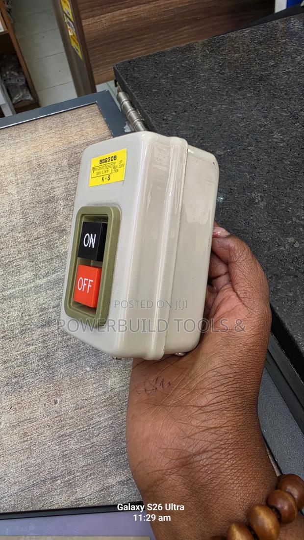 BS230B 3-Phase Self-Locking ON/OFF Power Push-Button Switch 380v/220v - thumbnail 3
