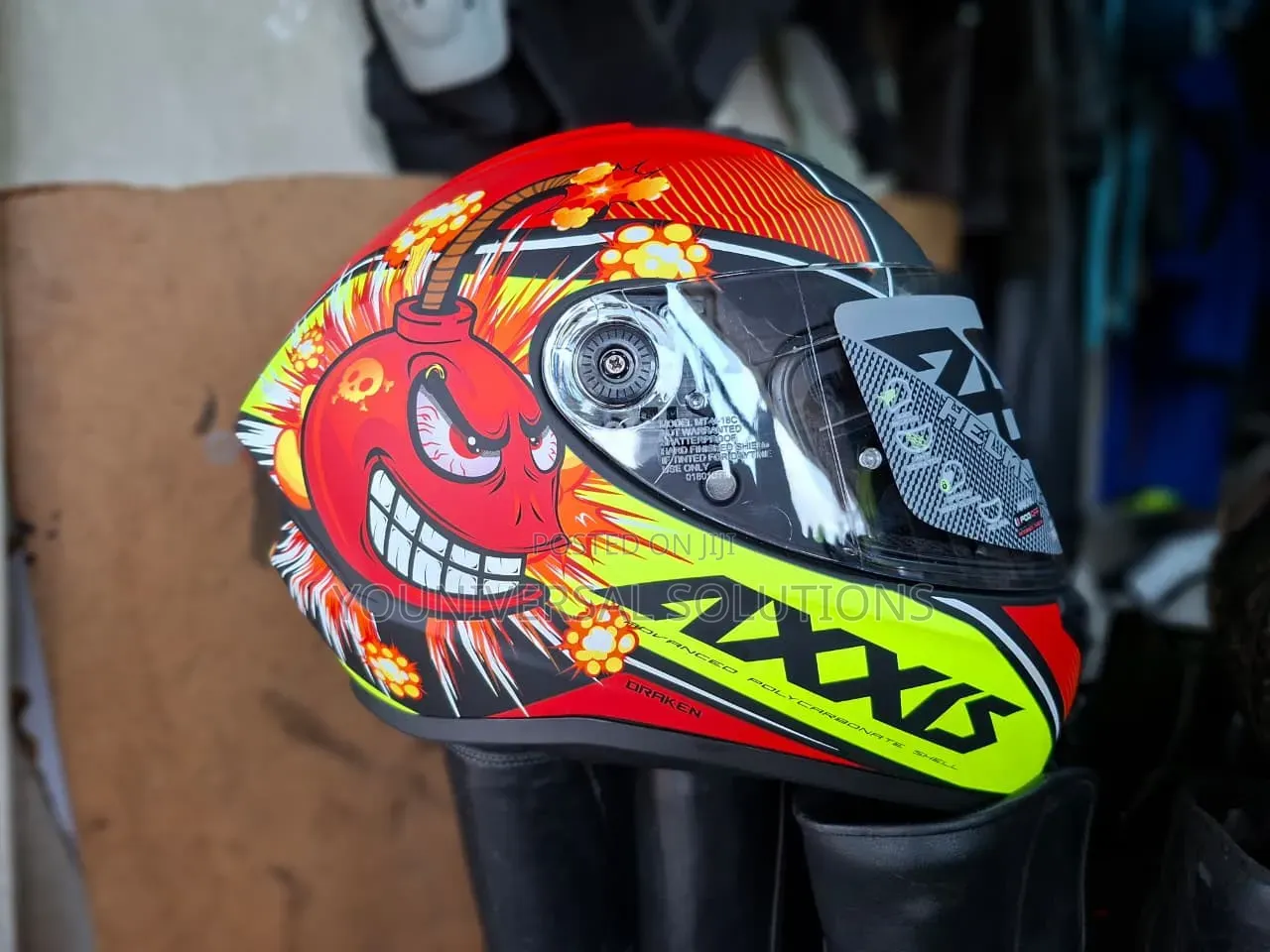 Biker Helmet Axxis Joker Certified