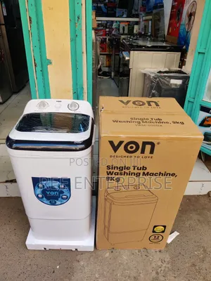 *Von Washing Machine 9kg Single Tub ONLY 
Hot  Hot  Deal 