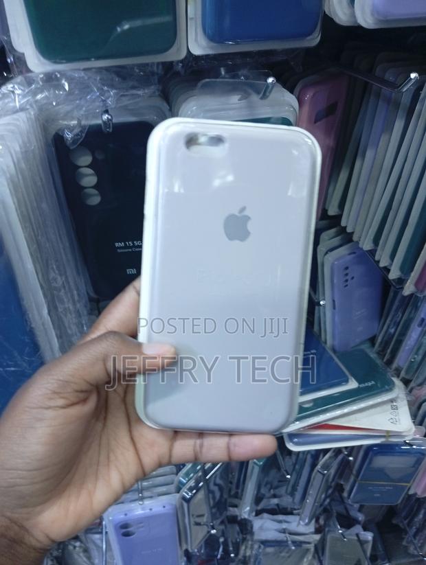 White Silicone Protective Back Case for Legacy Apple iPhone Models - main view