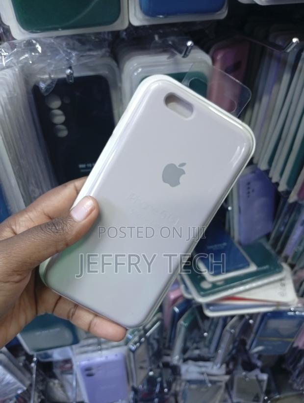 White Silicone Protective Back Case for Legacy Apple iPhone Models - thumbnail 2