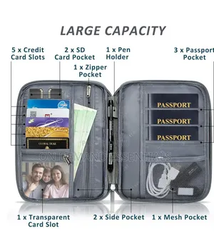 Family Passport Bag, Passport Cover, Family, Travel