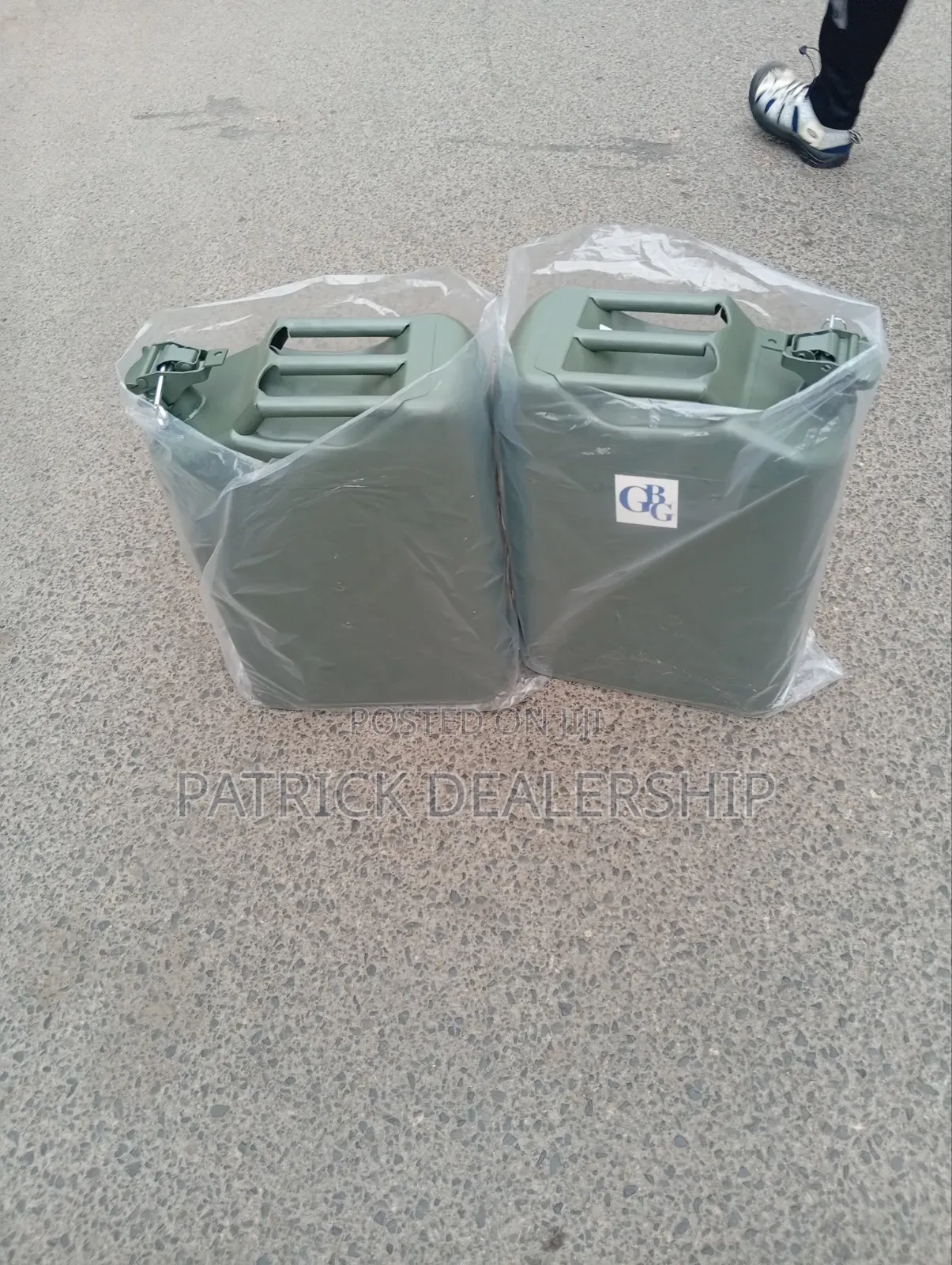 Triple Handle Petroleum Fuel Jerrycan