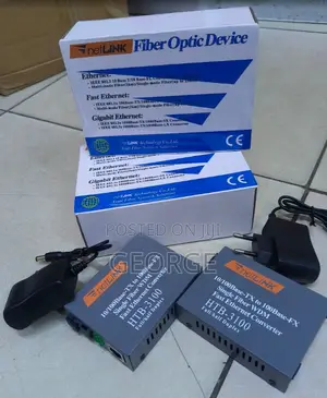 100Mbps Fast Ethernet Fiber Media Converter – New