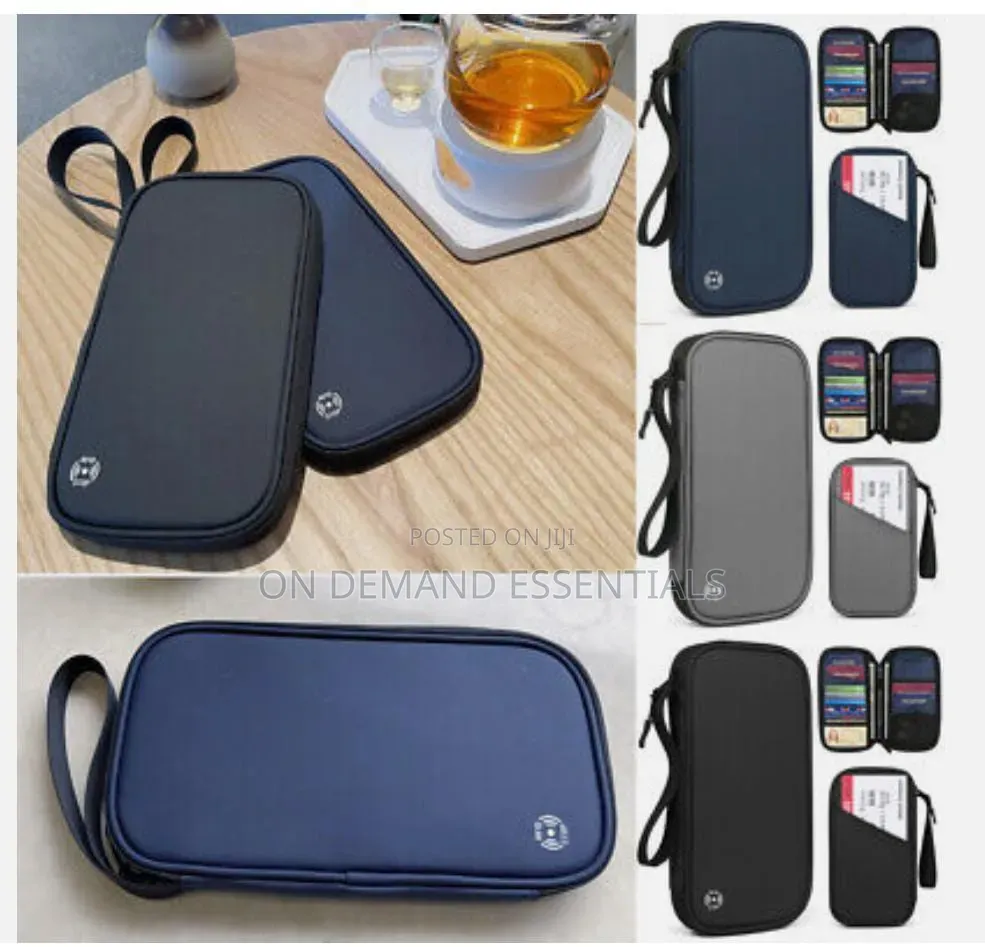 *RFID Enhanced Family Passport Holder Travel Document Organizer