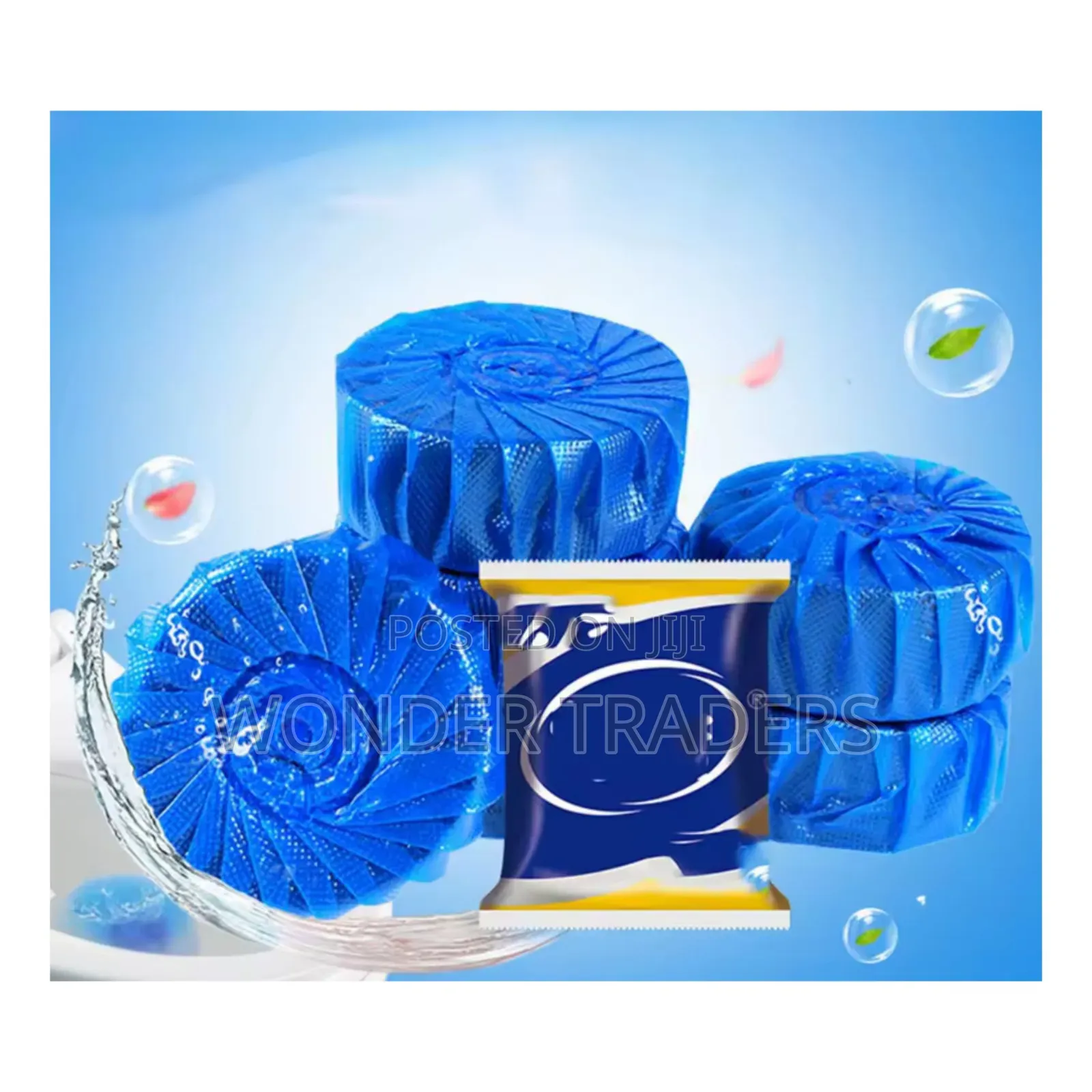 Blue Bubble Toilet Cleaner 1 Set 10pcs
 for Sparkling Clean Toilet