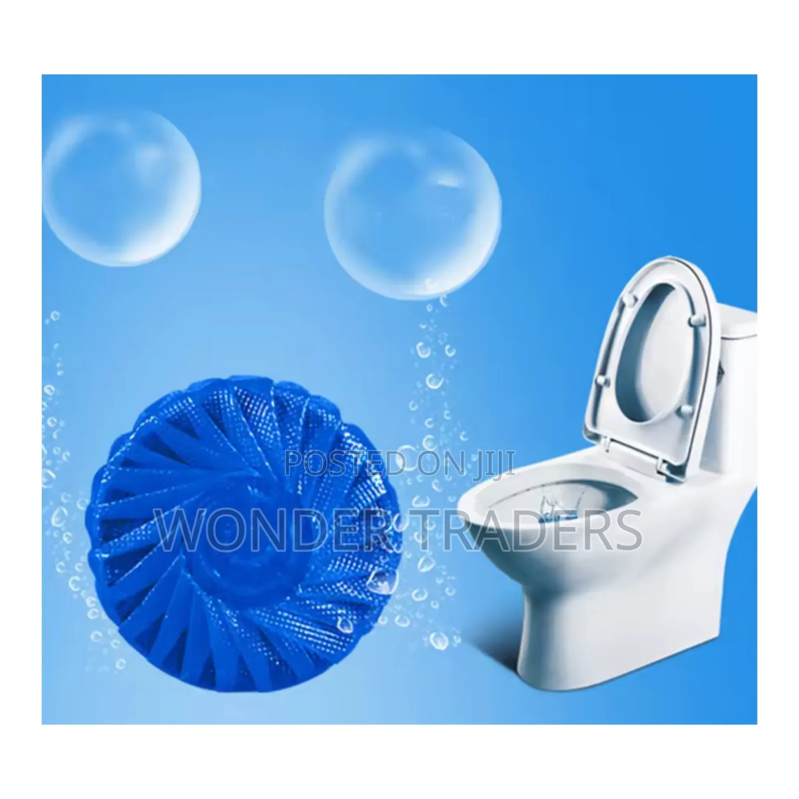 Blue Bubble Toilet Cleaner 1 Set 10pcs
 for Sparkling Clean Toilet