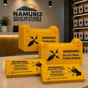 Imported Electric Fence Warning Signs