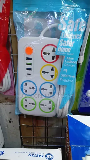 Safer Homes 6way With USB and Type C Ports Power Extension